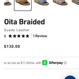 Braided Suede Sandals - Tan